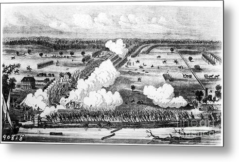 1815 Metal Print featuring the photograph Battle Of New Orleans, 1815 by Granger