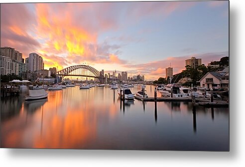 Lavender Bay Metal Print featuring the photograph Bay of Fire by Mark Lucey
