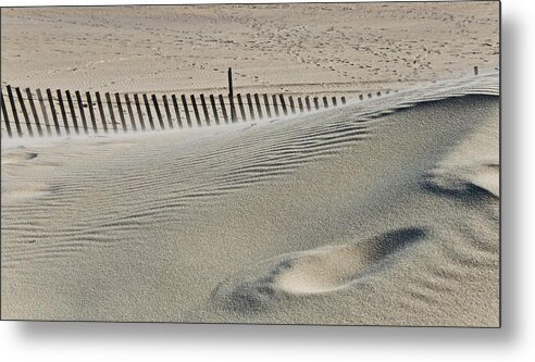  Metal Print featuring the photograph Blowing Sand by Cathy Kovarik