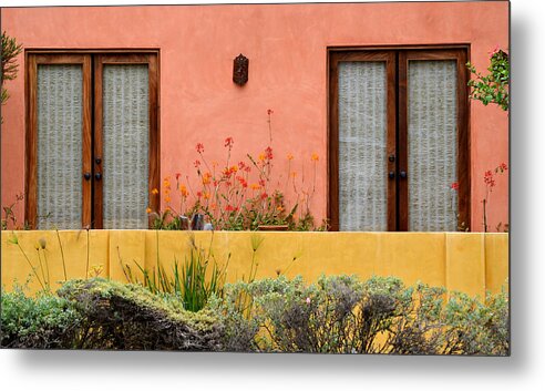 Warm Colors Metal Print featuring the photograph Colors Of Santa Fe by Fraida Gutovich