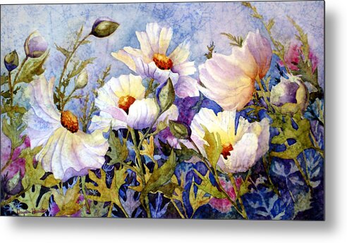Masa Paper Metal Print featuring the painting Flower Fantasy by Daydre Hamilton