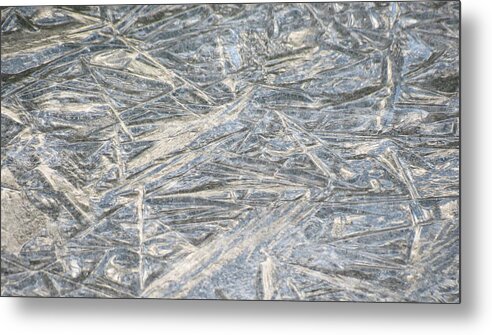 Ice Metal Print featuring the photograph Fractured by Azthet Photography
