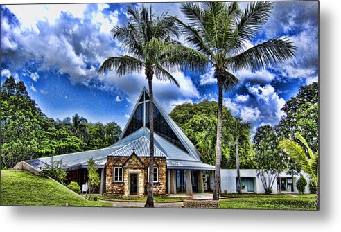 Anglican Metal Print featuring the photograph Integrated Old and New by Douglas Barnard