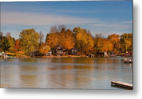 Lime Lake Metal Print featuring the photograph Lime Lake by Cindy Haggerty