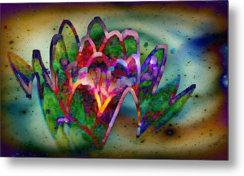 Flower Metal Print featuring the photograph Lotus Lost by Leslie Revels