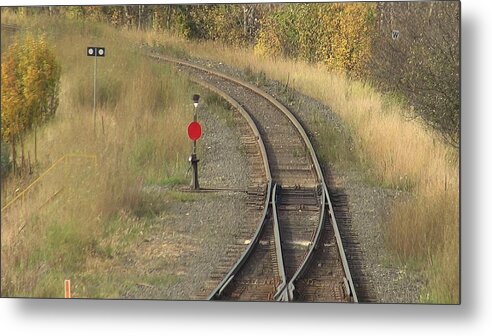 Train Metal Print featuring the photograph Miles to Go by Susan Stephenson
