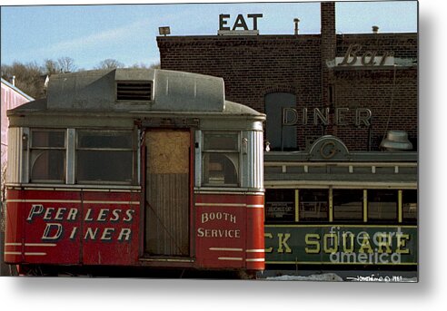  Metal Print featuring the photograph Old Diners by Jonathan Fine