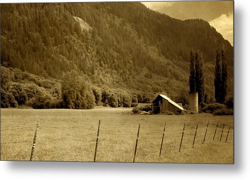 Farms Metal Print featuring the photograph Old Valley Farm by Michelle Joseph-Long