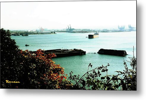 Boats Metal Print featuring the photograph Port of Tacoma WA by A L Sadie Reneau