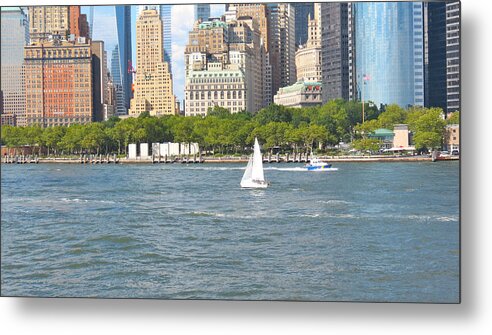 South Ferry Metal Print featuring the photograph South Ferry Water Ride4 by Terry Wallace