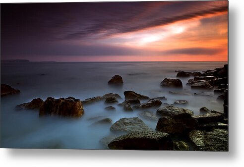 Shelly Beach Metal Print featuring the photograph The Heaven's Speech by Mark Lucey