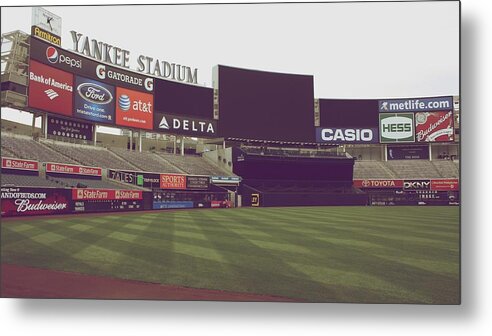 New York Yankees Metal Print featuring the photograph Yankee Stadium by Michael Albright