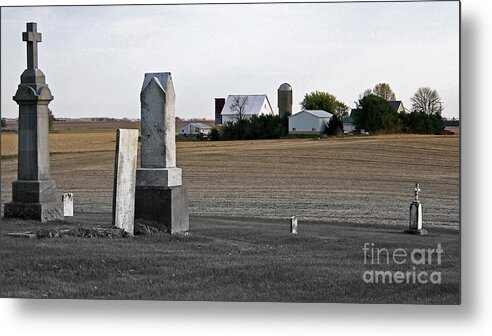 Landscape Photography Metal Print featuring the photograph Ye Olde Farmstead by Sue Stefanowicz