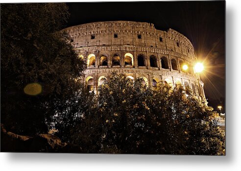 Rome Metal Print featuring the photograph Colosseum #1 by Effezetaphoto Fz