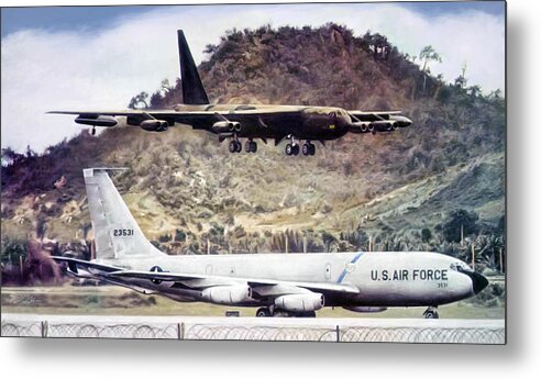 Aviation Metal Print featuring the digital art Coming Home by Peter Chilelli