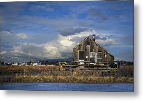 Plum Metal Print featuring the photograph Plum Island Shack by Rick Mosher