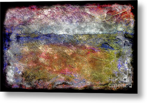 Abstract Metal Print featuring the painting 10c Abstract Expressionism Digital Painting by Ricardos Creations