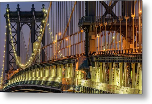 9/11 Metal Print featuring the photograph Manhattan Bridge #2 by Randy Lemoine