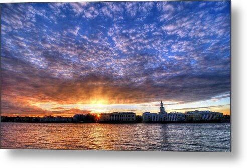 St. Petersburg Russia Metal Print featuring the photograph St. Petersburg Russia by Paul James Bannerman