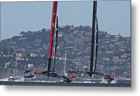 America Metal Print featuring the photograph America's Cup San Francisco #45 by Steven Lapkin