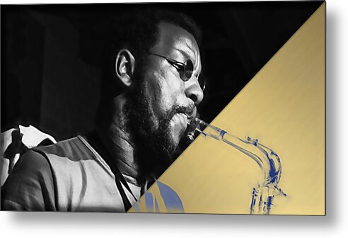 Ornette Coleman Metal Print featuring the mixed media Ornette Coleman Collection #3 by Marvin Blaine