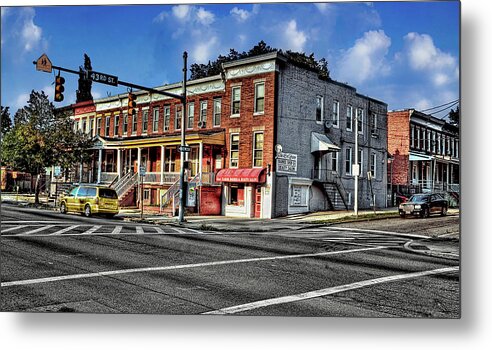 Photograph Metal Print featuring the photograph 43rd Street and York Road by Reynaldo Williams