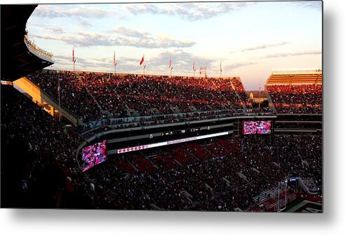 Gameday Metal Print featuring the photograph Upperdeck Panorama #5 by Kenny Glover