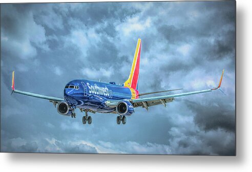 737 Metal Print featuring the photograph 737 by Guy Whiteley