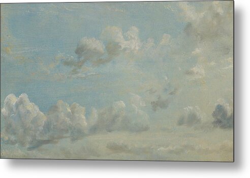 John Constable Metal Print featuring the painting British Title Cloud Study #8 by John Constable