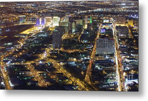 Las Vegas Metal Print featuring the photograph Las Vegas Nightlife #8 by Anthony Totah