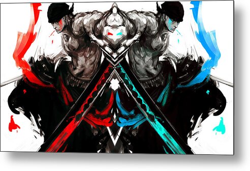 One Piece Metal Print featuring the digital art One Piece #9 by Maye Loeser