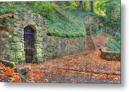 Greenville Metal Print featuring the photograph A Walk Back in Time by Blaine Owens