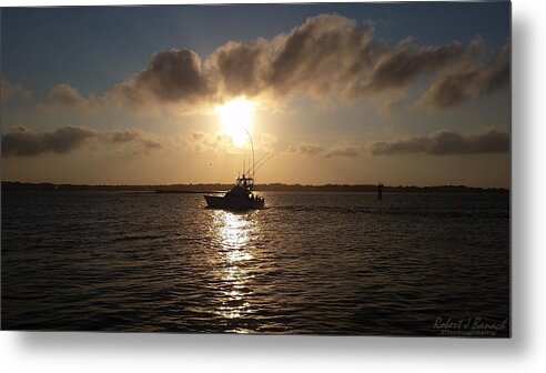 Sports Metal Print featuring the photograph After A Long Day Of Fishing by Robert Banach