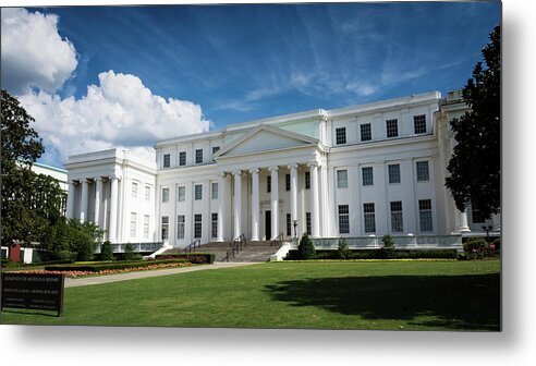 Alabama Building Of Archives And History Metal Print featuring the photograph Alabama Building of Archives and History by Debra Martz