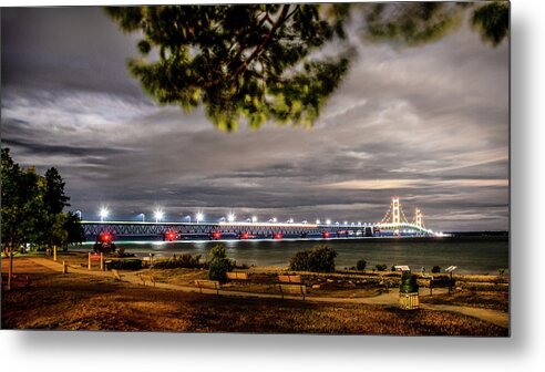 Alexander Henry Park Metal Print featuring the photograph State Park Entrance by Onyonet Photo studios