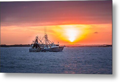 Amelia Metal Print featuring the photograph Amelia River Sunset 25 by Traveler's Pics