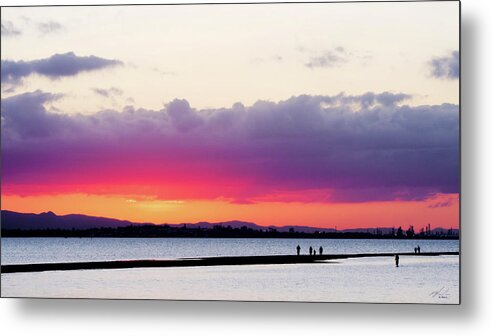 Landscape Metal Print featuring the photograph Beautiful Evening by Michael Blaine