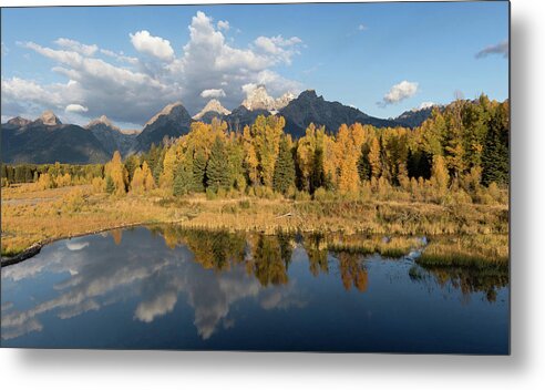 Fall Metal Print featuring the photograph Beautiful fall morning by Ronnie And Frances Howard