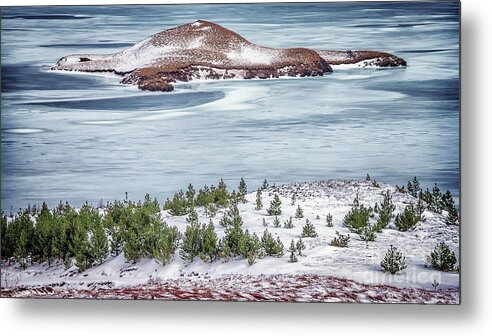 Arctic Metal Print featuring the photograph Beautiful Icelandic landscape by Anna Om