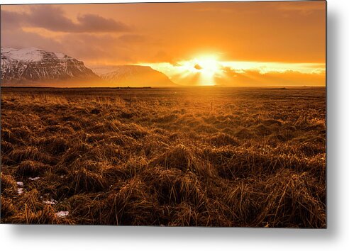 Mountain Metal Print featuring the photograph Beauty in nature by Pradeep Raja Prints