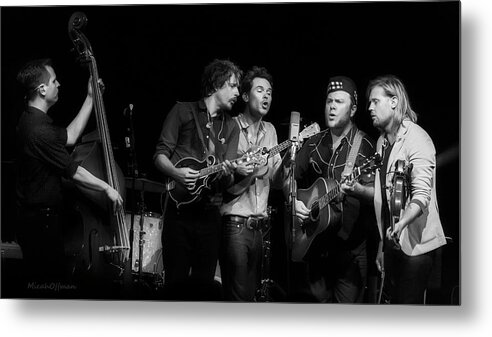 Old Crow Medicine Show Metal Print featuring the photograph Blonde on Blonde in Black and White by Micah Offman