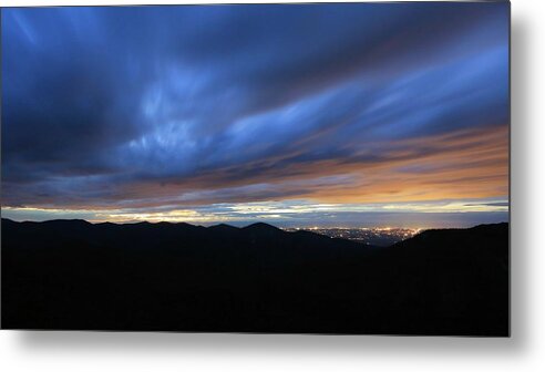 Photosbymch Metal Print featuring the photograph Blue Hour in Shenandoah by M C Hood
