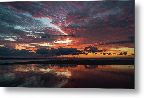Florida Metal Print featuring the photograph Bold Sunrise Delray Beach Florida by Lawrence S Richardson Jr