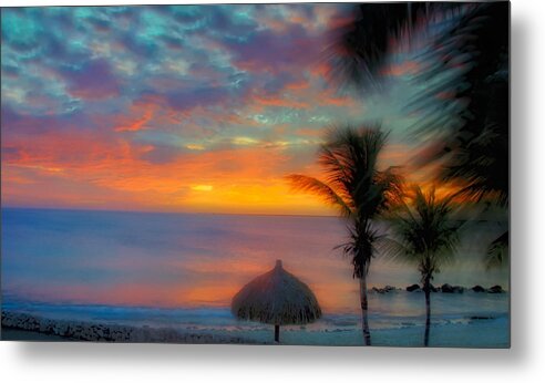Sunset Metal Print featuring the photograph Caribbean Dreams by Stephen Anderson