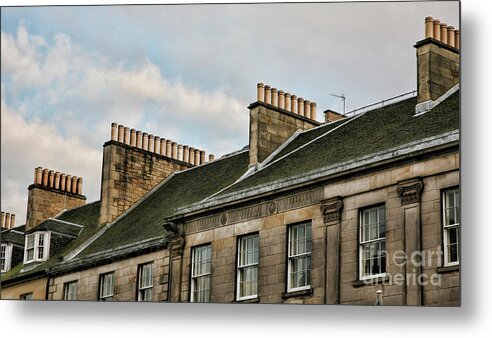 Scotland Metal Print featuring the photograph Chimney Architecture by Chuck Kuhn