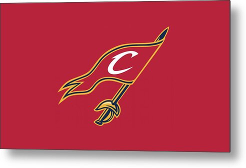 Cleveland Cavaliers Metal Print featuring the digital art Cleveland Cavaliers by Maye Loeser