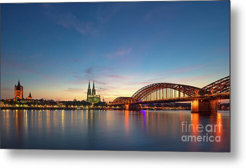 Cologne Metal Print featuring the photograph Cologne 24 by Tom Uhlenberg