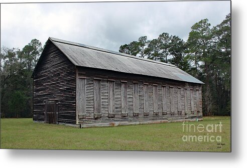 Art Metal Print featuring the photograph Country Barn - Well Used by DB Hayes