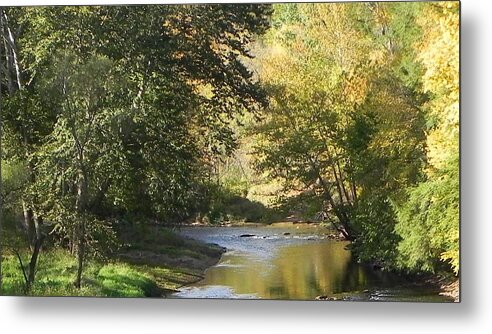  Metal Print featuring the photograph Creekside by John Parry