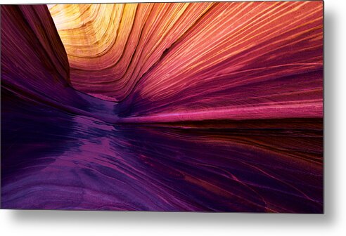 Desert Metal Print featuring the photograph Desert Rainbow by Chad Dutson